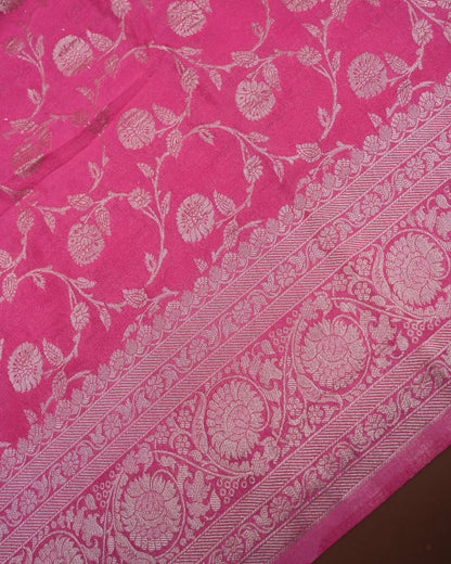 Pink Color Silk Saree - Shop Vastram