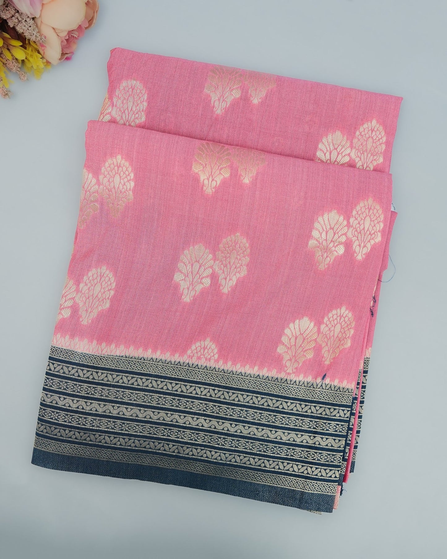 Pink color Silk Saree - Shop Vastram