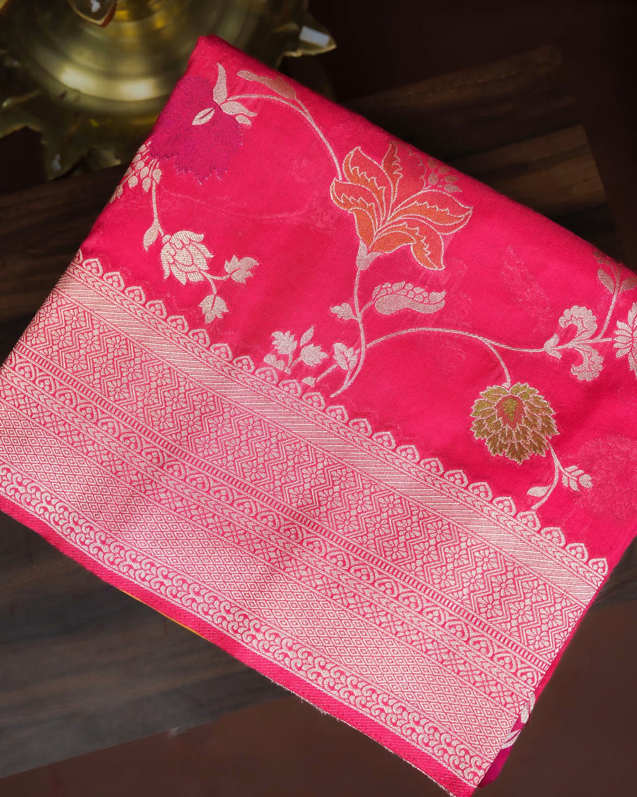 Pink Color Silk Saree - Shop Vastram
