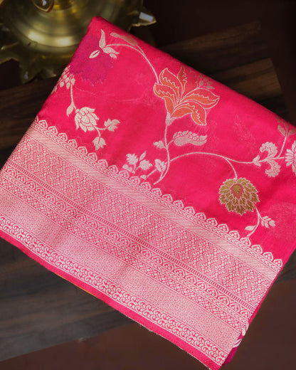 Pink Color Silk Saree - Shop Vastram