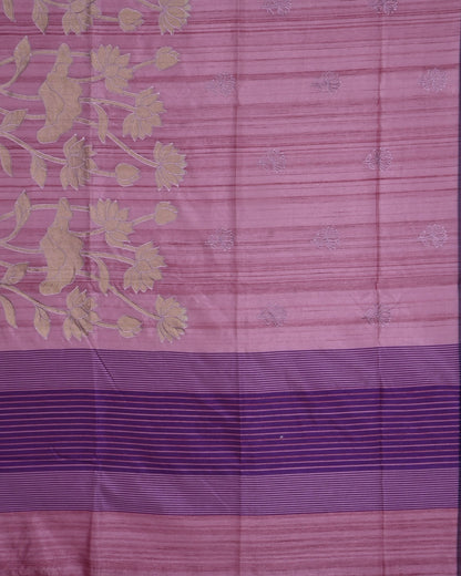 Pink color Silk Saree - Shop Vastram