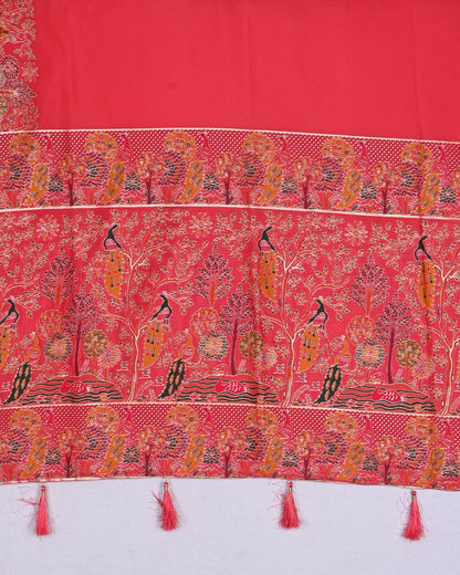 Pink color Silk Saree - Shop Vastram