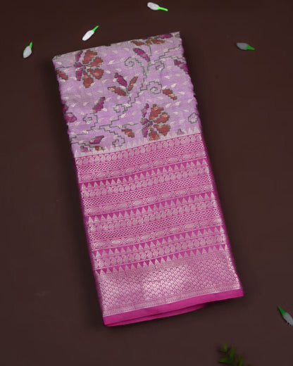 Pink Color Silk Saree - Shop Vastram