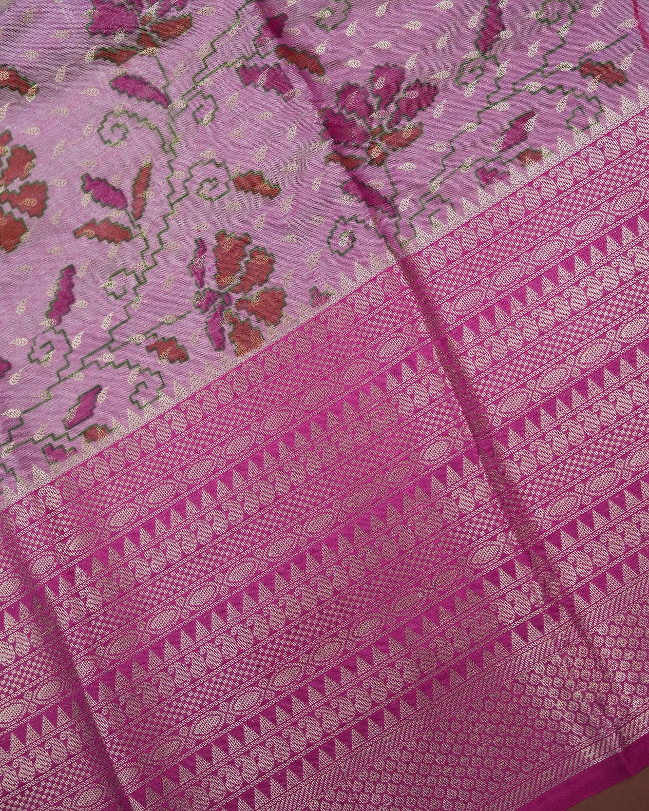 Pink Color Silk Saree - Shop Vastram