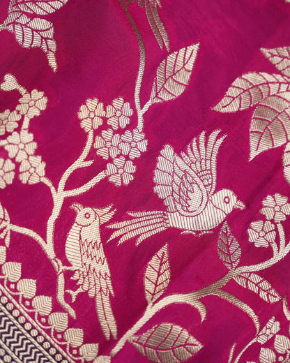 Pink Color Silk Saree - Shop Vastram
