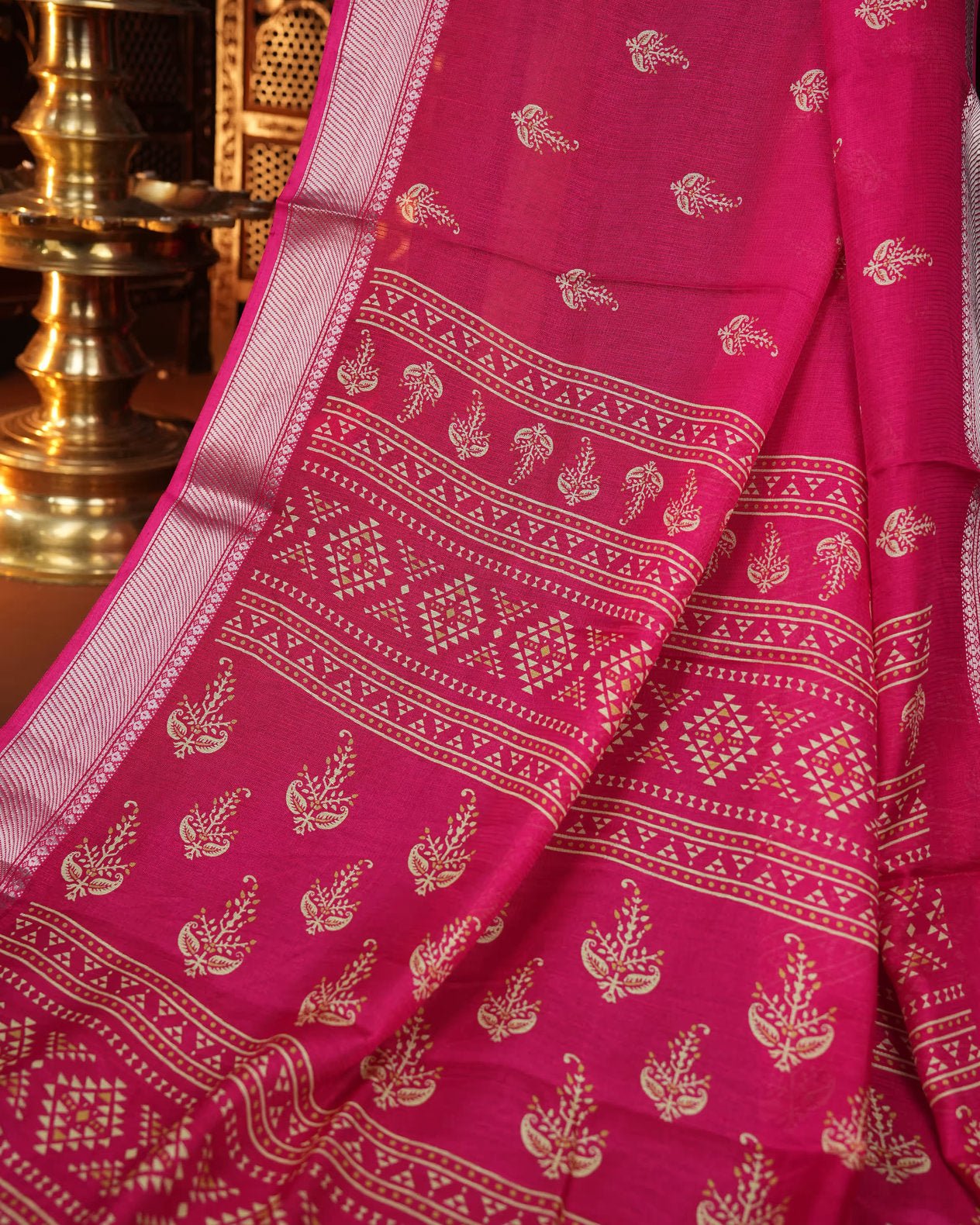 Pink Color Silk Saree - Shop Vastram