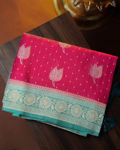 Pink Color Silk Saree - Shop Vastram