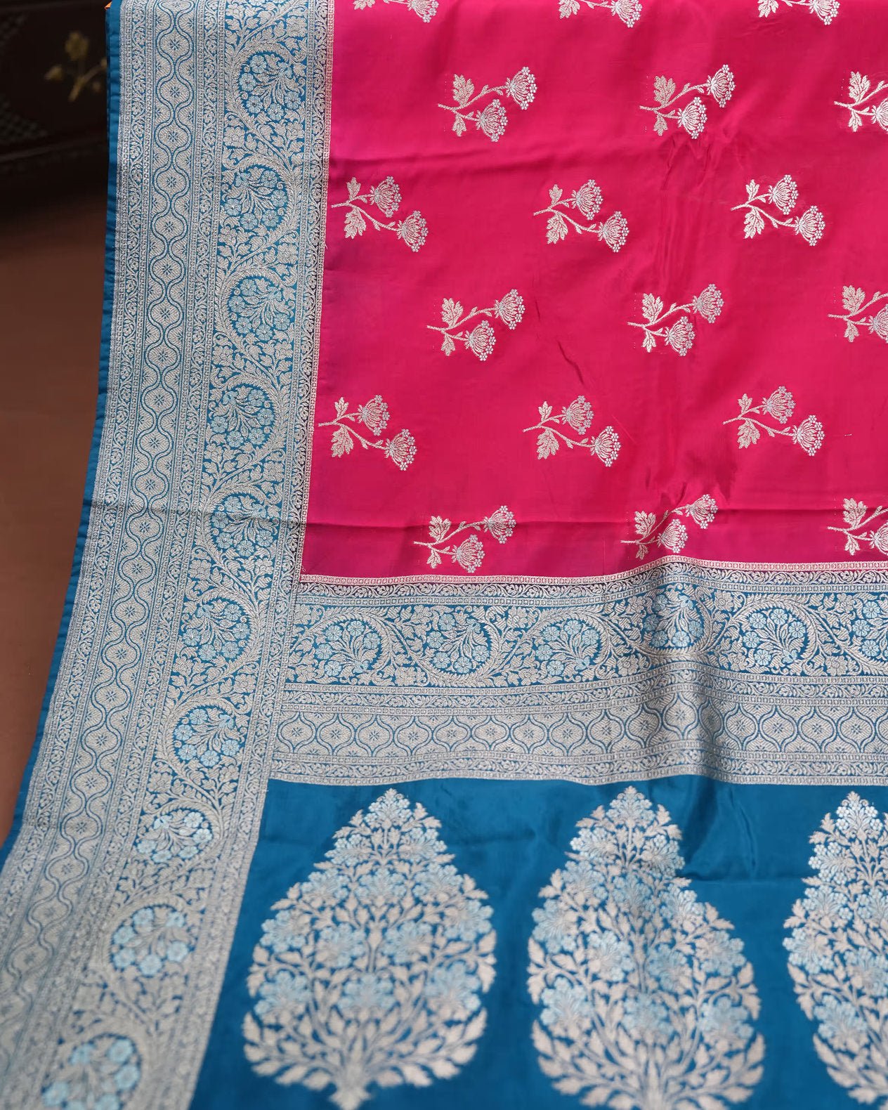 Pink Color Silk Saree - Shop Vastram