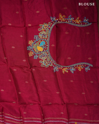 Pink Color Silk Saree - Shop Vastram