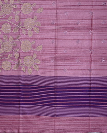 Pink color Silk Saree - Shop Vastram
