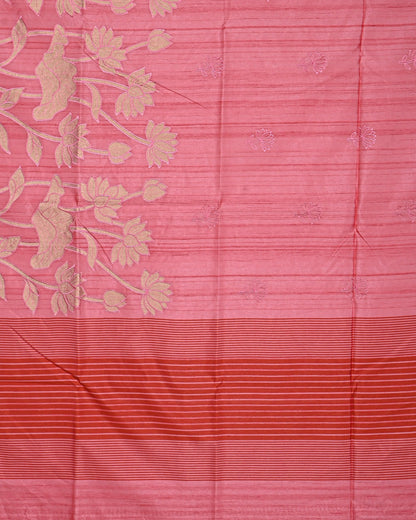 Pink color Silk Saree - Shop Vastram