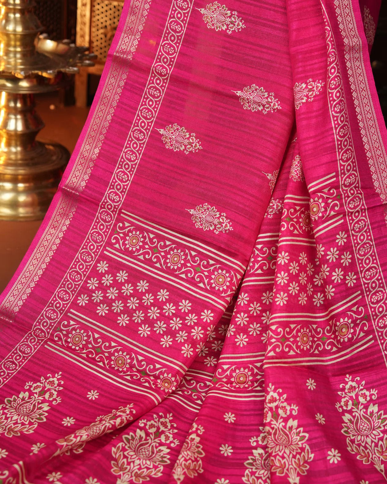 Pink Color Silk Saree - Shop Vastram