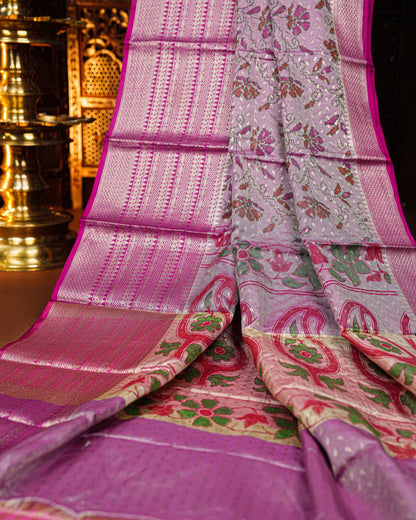 Pink Color Silk Saree - Shop Vastram