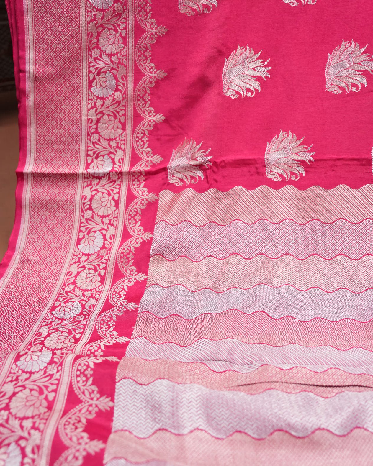 Pink Color Silk Saree - Shop Vastram