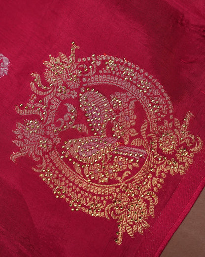 Pink Color Silk Saree - Shop Vastram