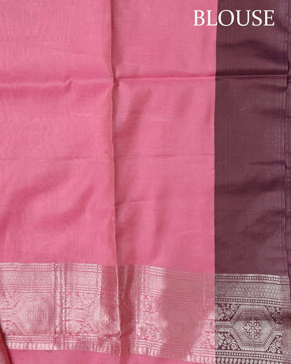 Pink Color Silk Saree - Shop Vastram