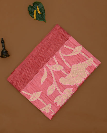 Pink color Silk Saree - Shop Vastram