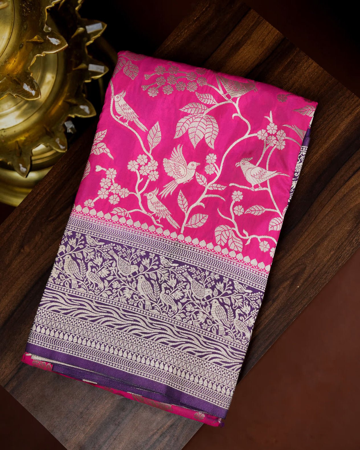 Pink Color Silk Saree - Shop Vastram