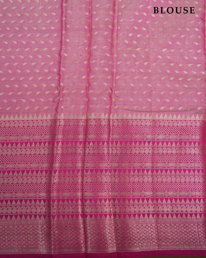 Pink Color Silk Saree - Shop Vastram