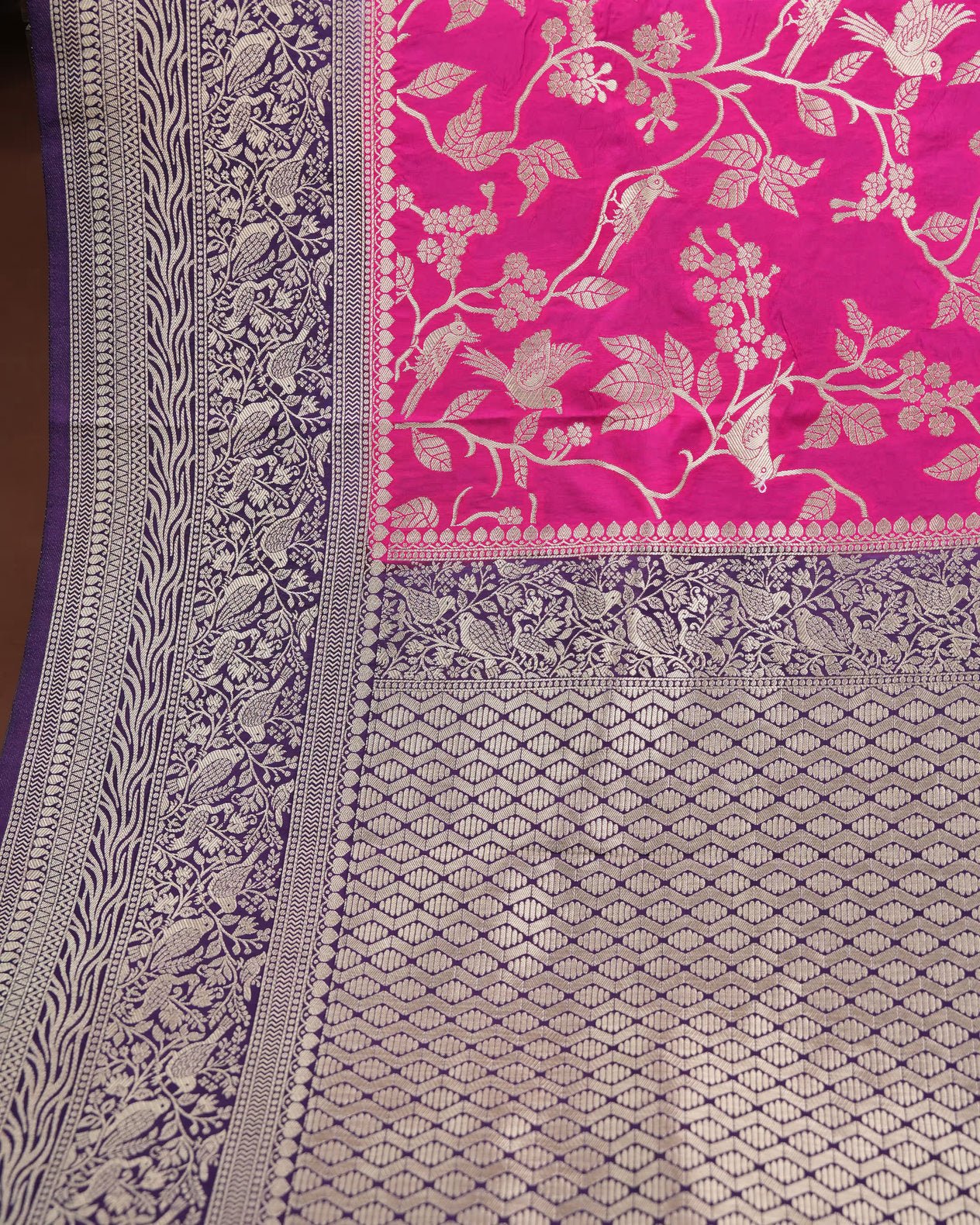 Pink Color Silk Saree - Shop Vastram