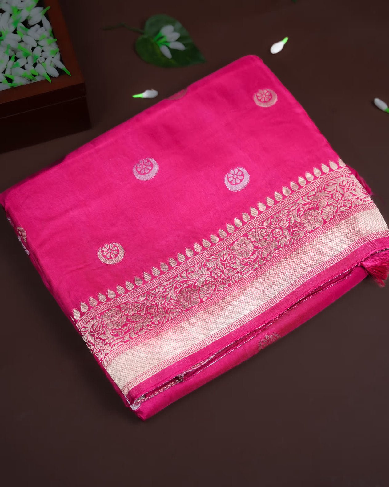 Pink Color Silk Saree - Shop Vastram