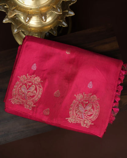Pink Color Silk Saree - Shop Vastram