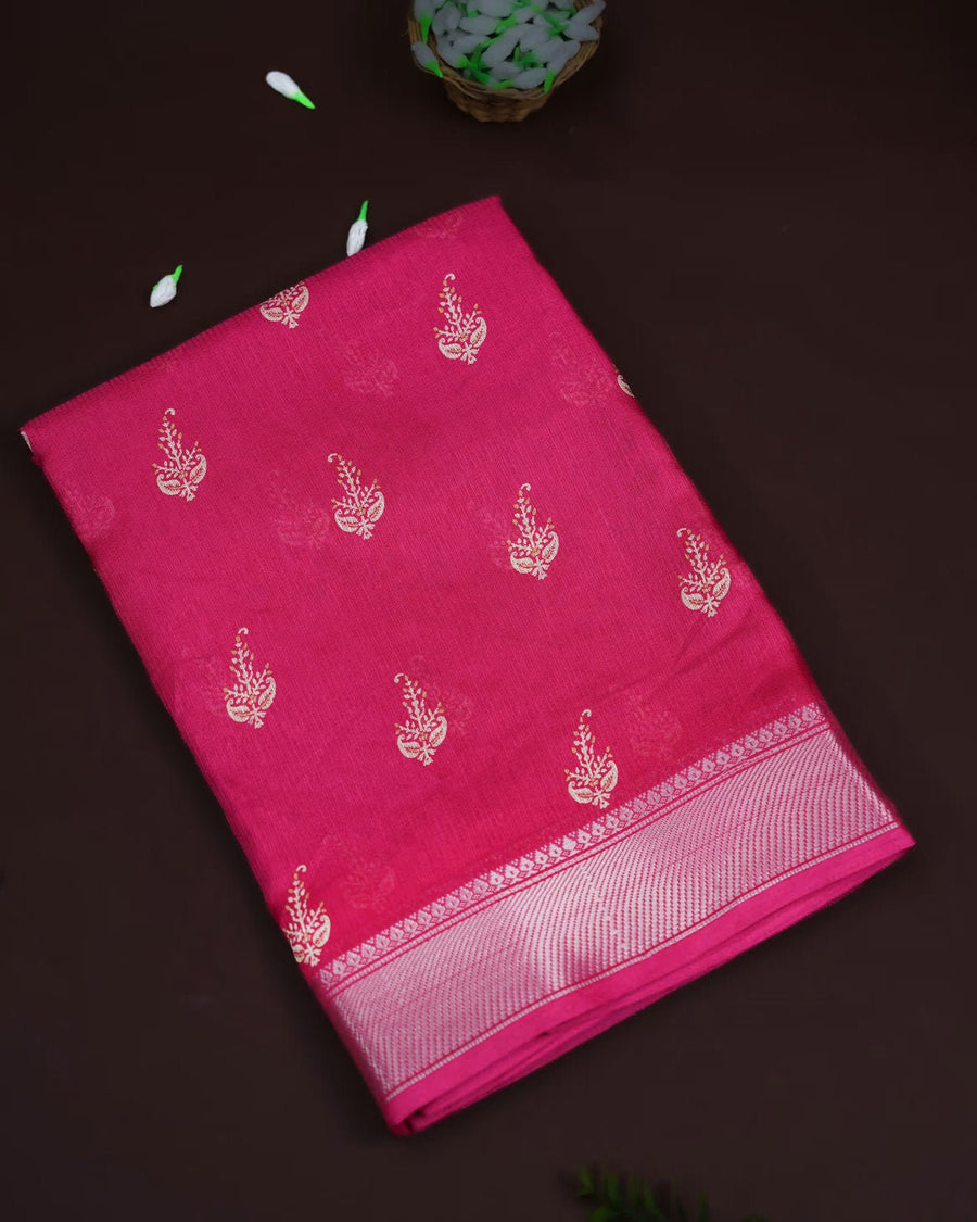 Pink Color Silk Saree - Shop Vastram