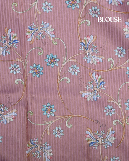 Pink Color Tissue Saree - Shop Vastram