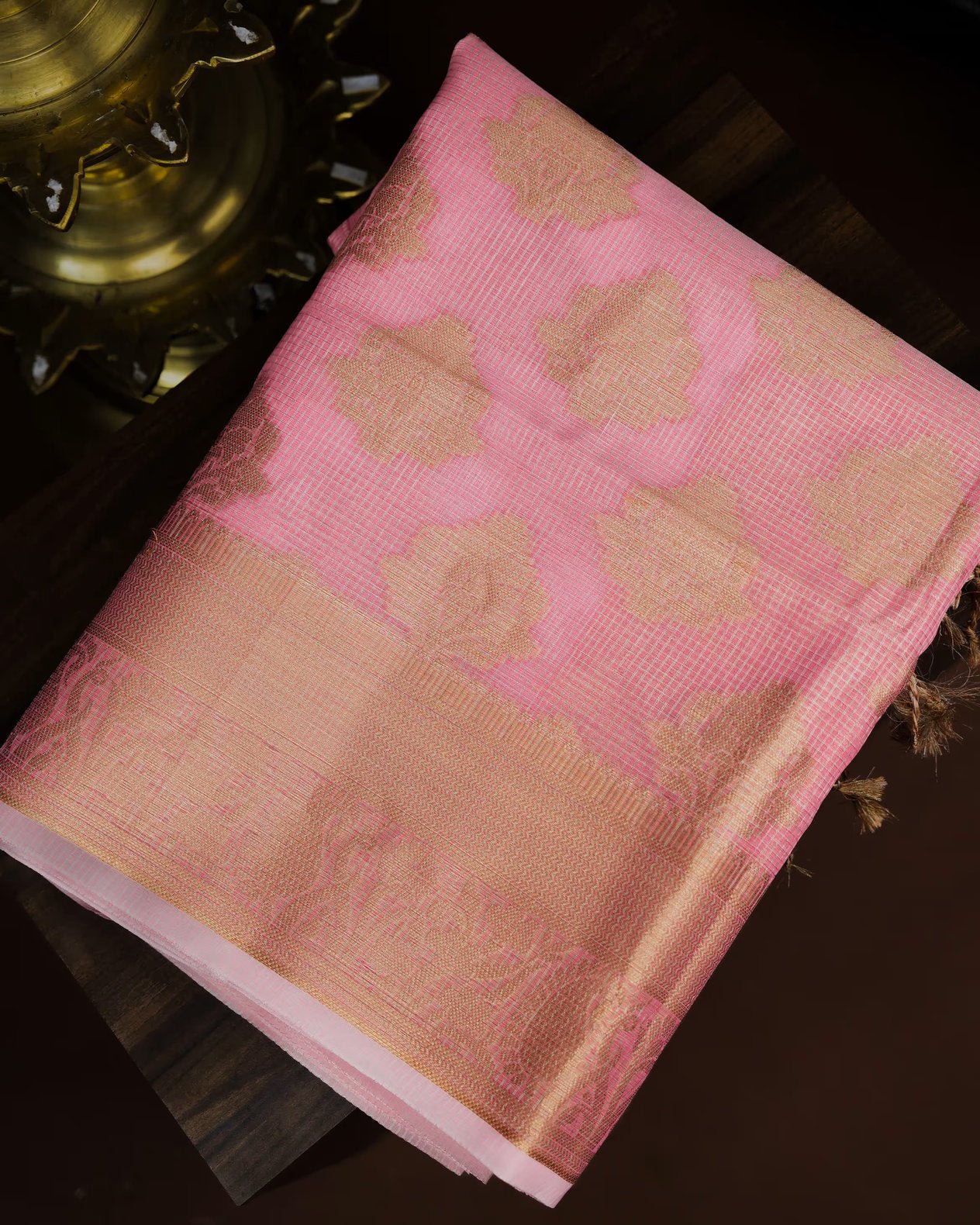 Pink Color Tissue Saree - Shop Vastram