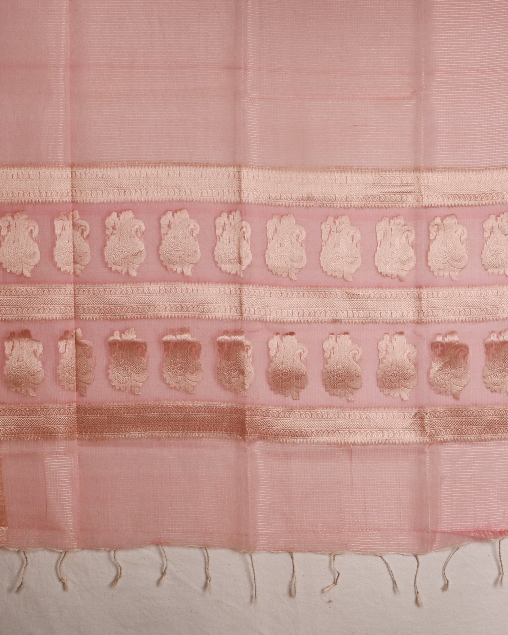 Pink color Tissue Saree - Shop Vastram