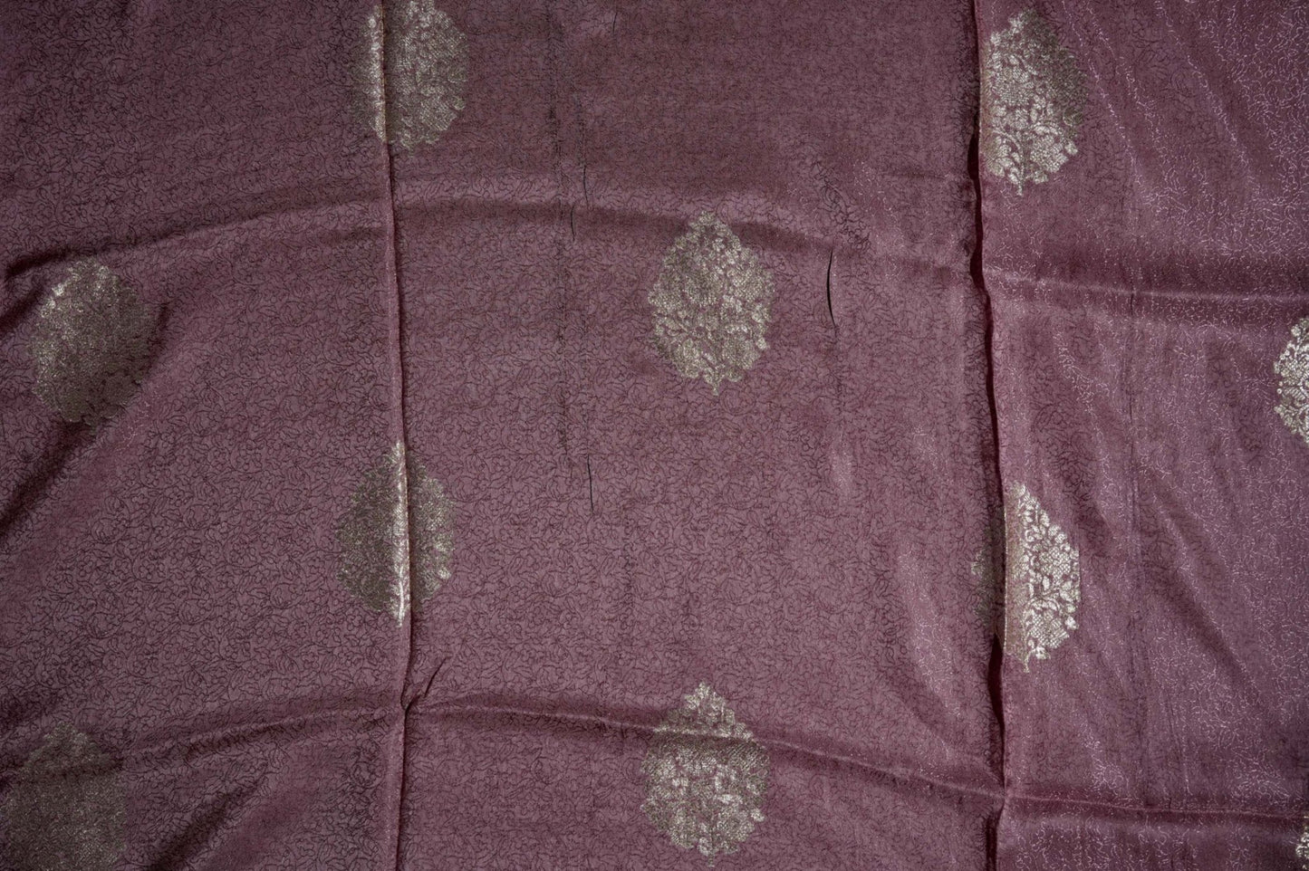 Pink Embroidery Tissue Saree - Shop Vastram