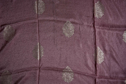 Pink Embroidery Tissue Saree - Shop Vastram