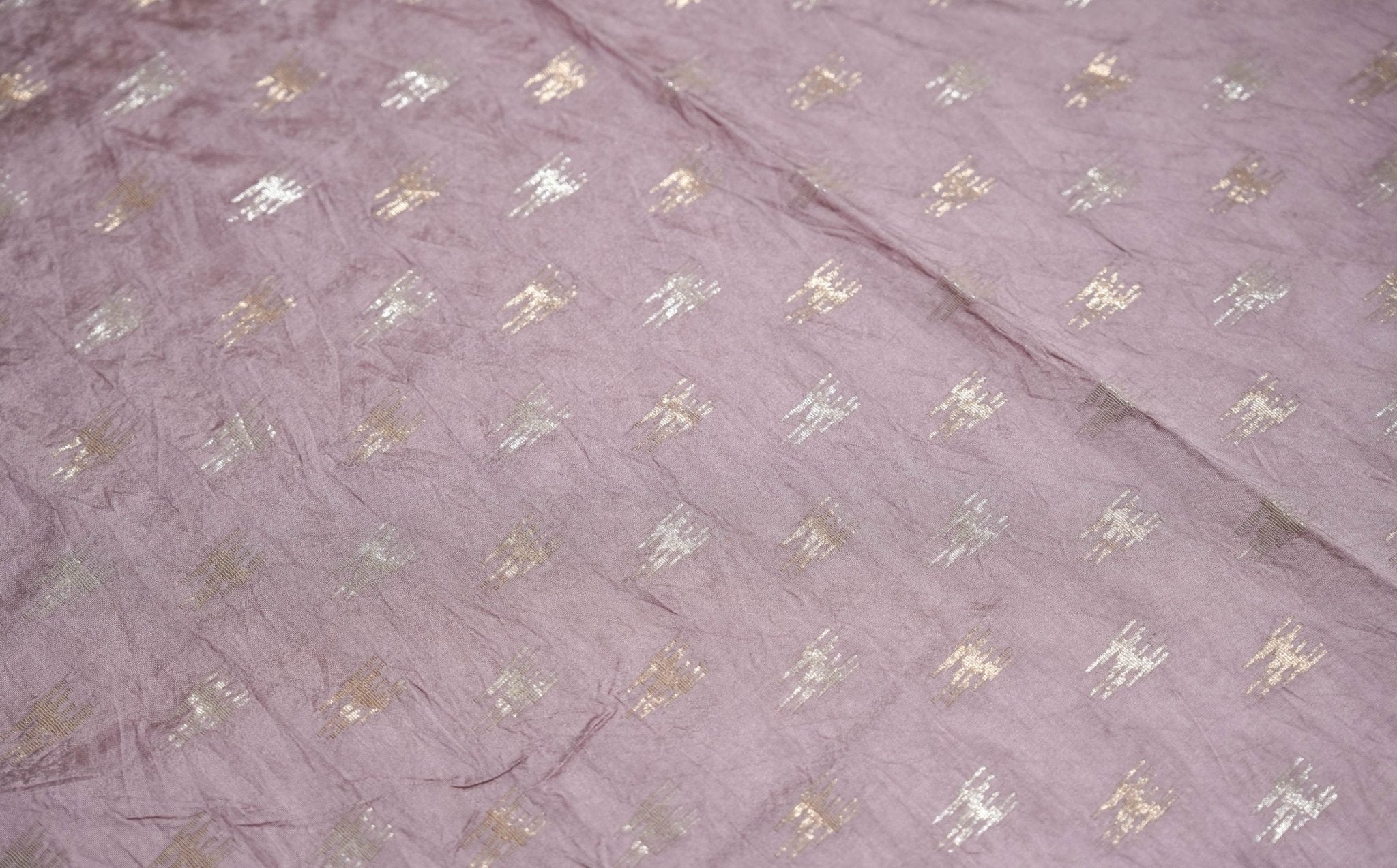 Pink Embroidery Tissue Saree - Shop Vastram