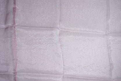 Pink Embroidery Tissue Saree - Shop Vastram
