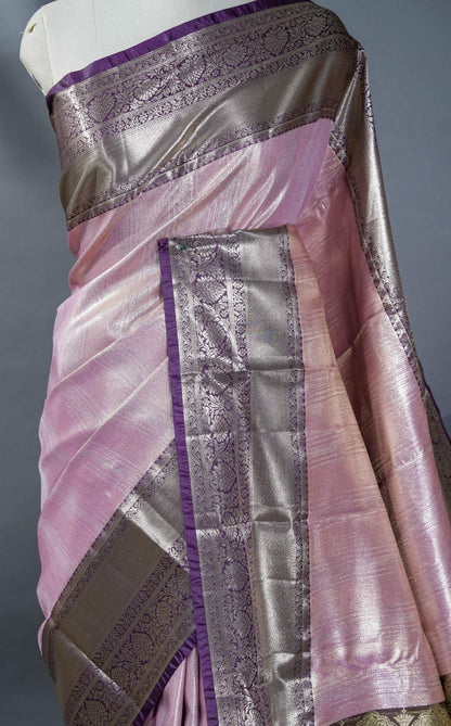 Pink Kanchipuram Saree - Shop Vastram