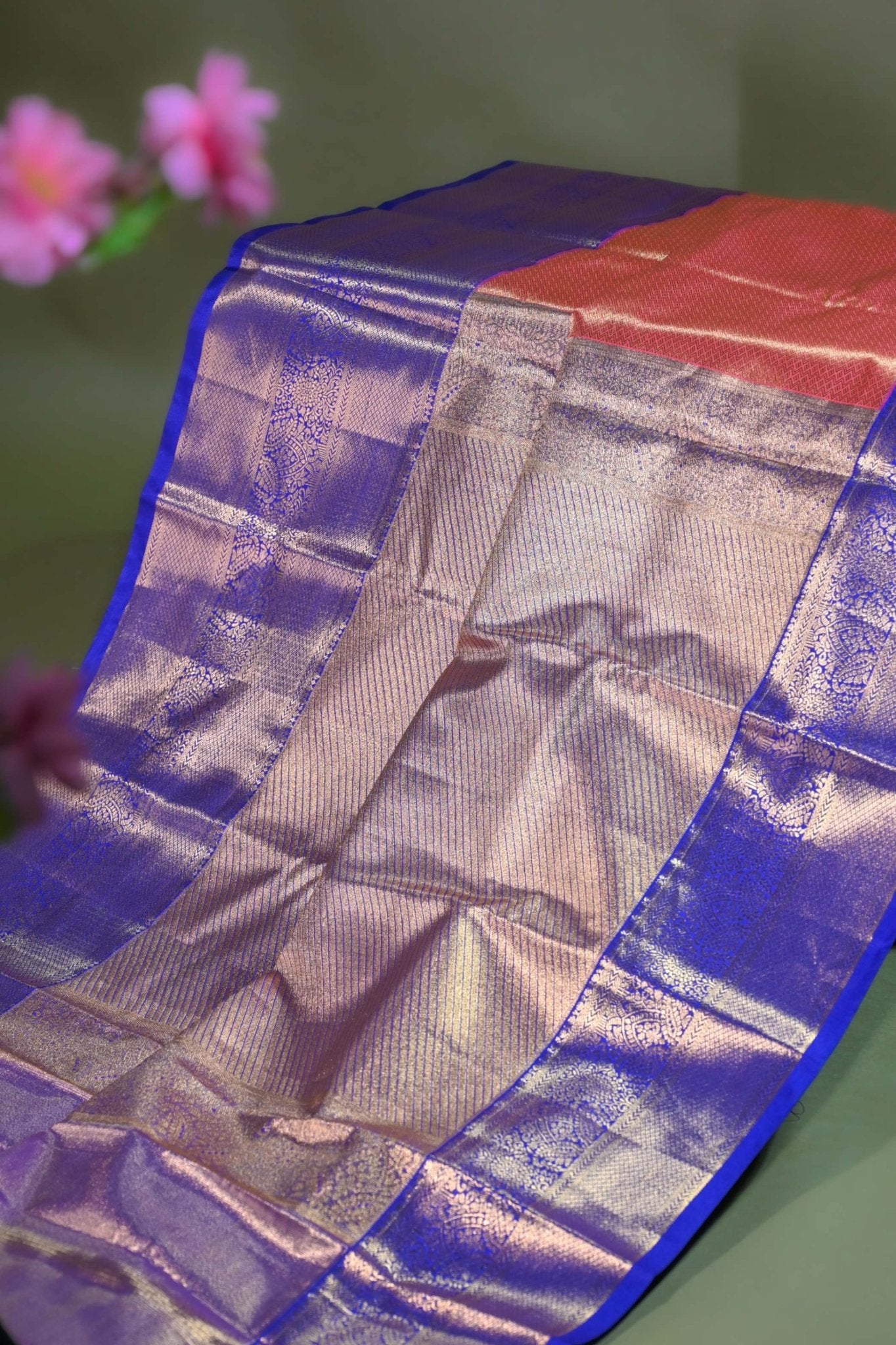 Pink Kanchipuram Saree - Shop Vastram