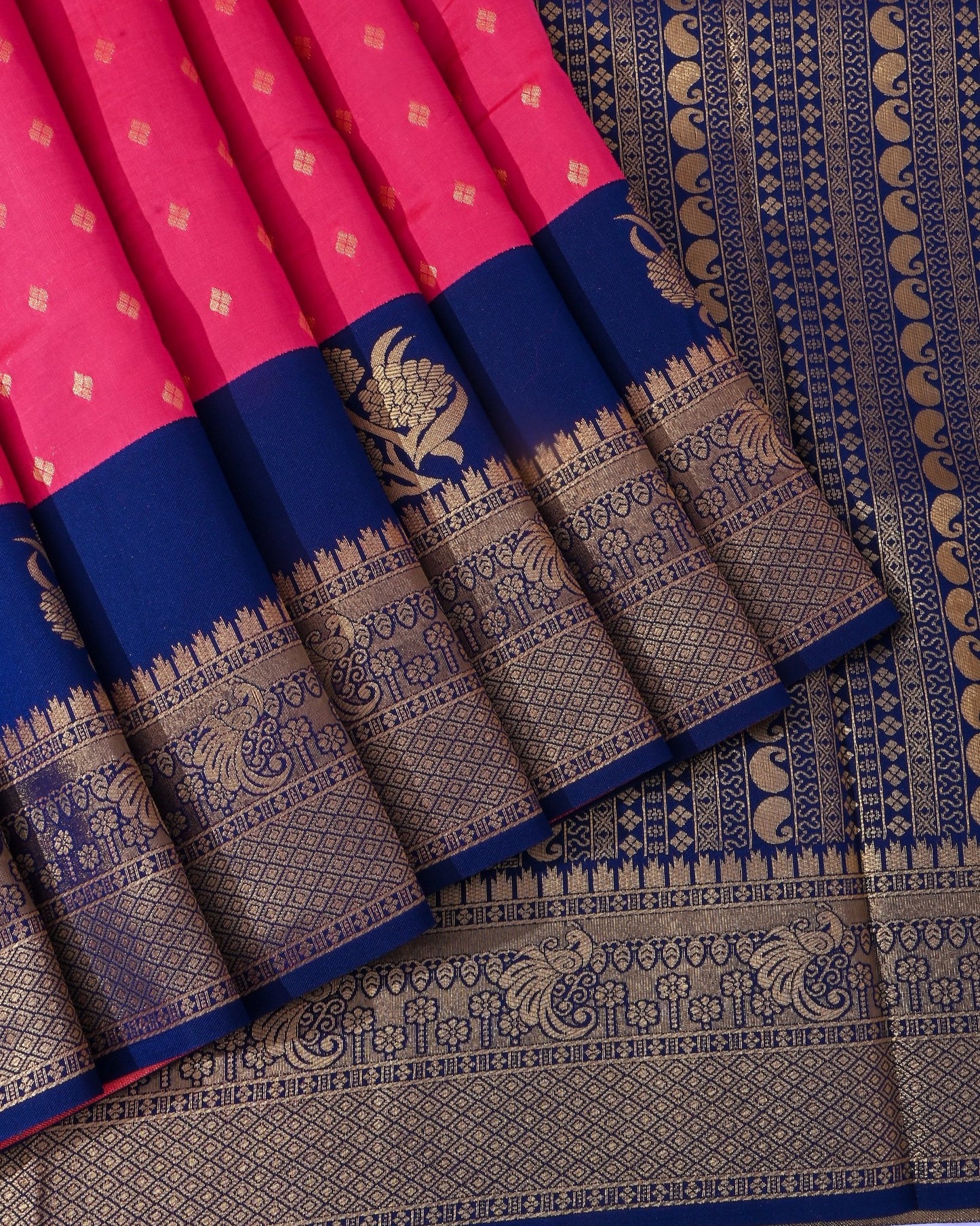 Pink Silk Banarsi Saree - Shop Vastram