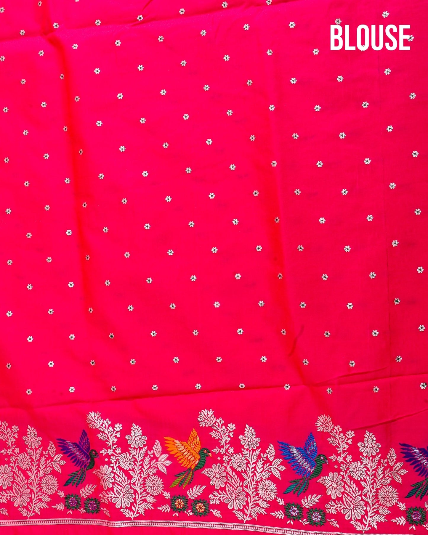 Pink Silk Banarsi Saree - Shop Vastram