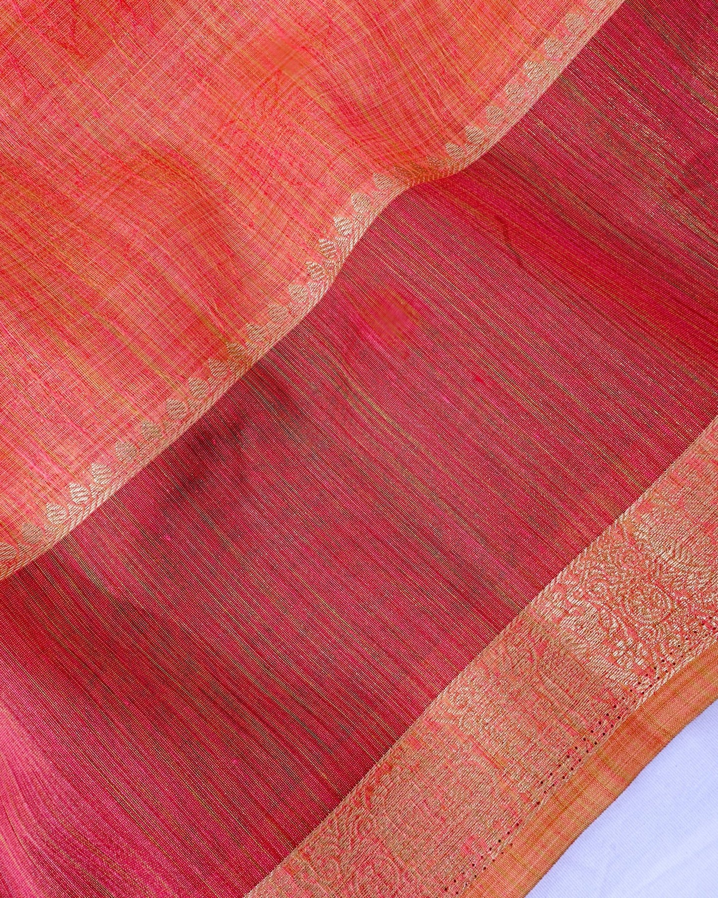 Pink Tissue Banarsi Saree - Shop Vastram
