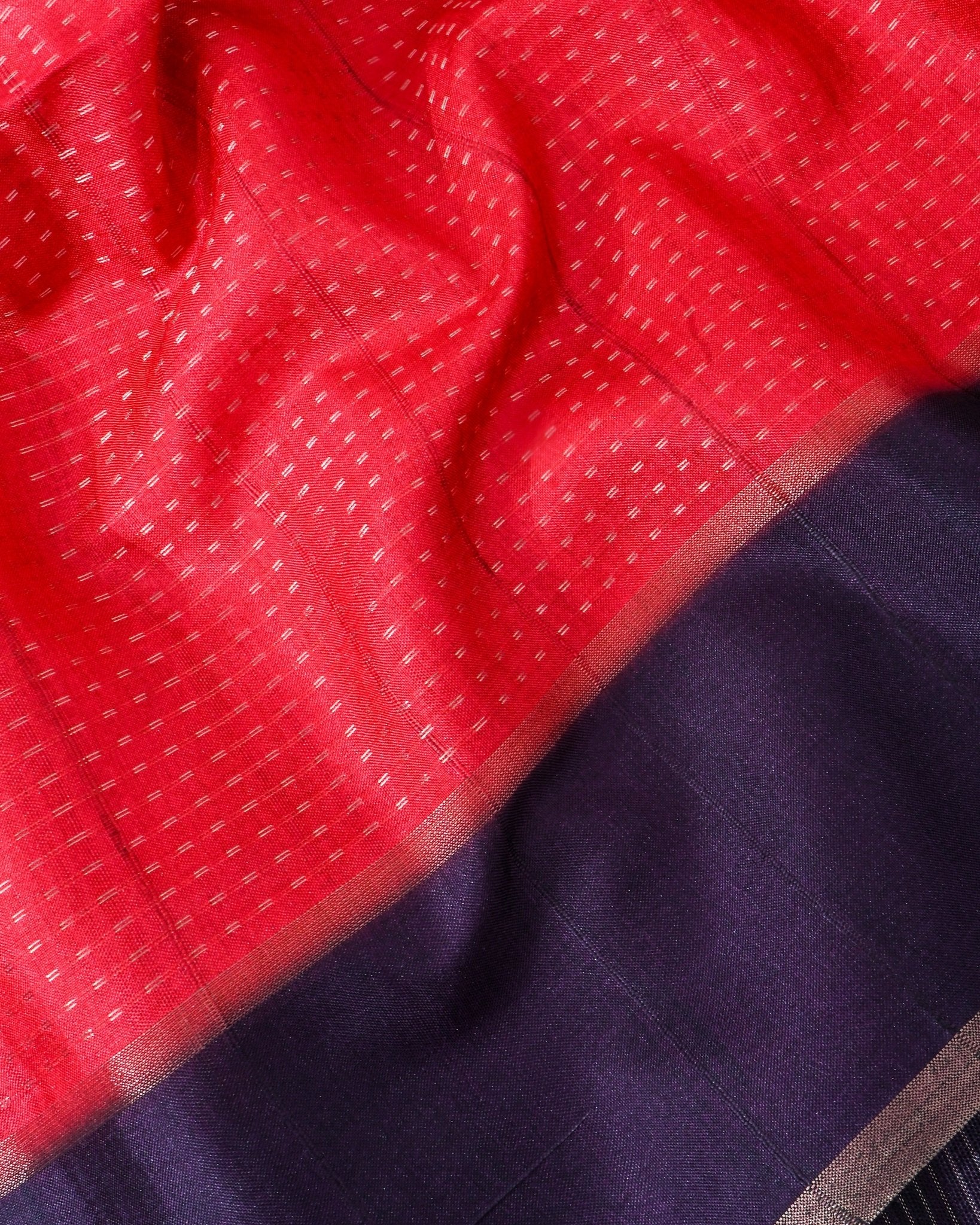 Pink Tusser Banarsi Saree - Shop Vastram