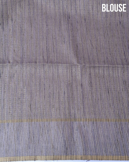 Pink Tusser Printed Saree - Shop Vastram