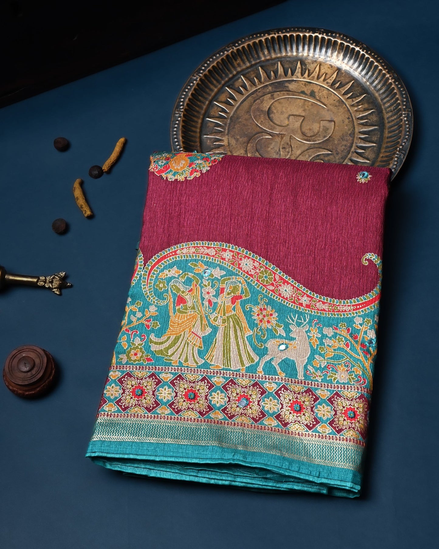 printed saree - Shop Vastram