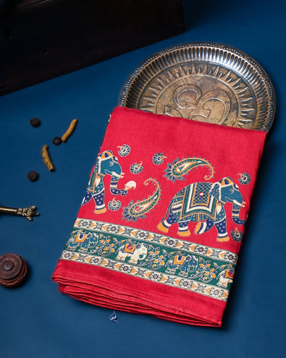 printed saree - Shop Vastram