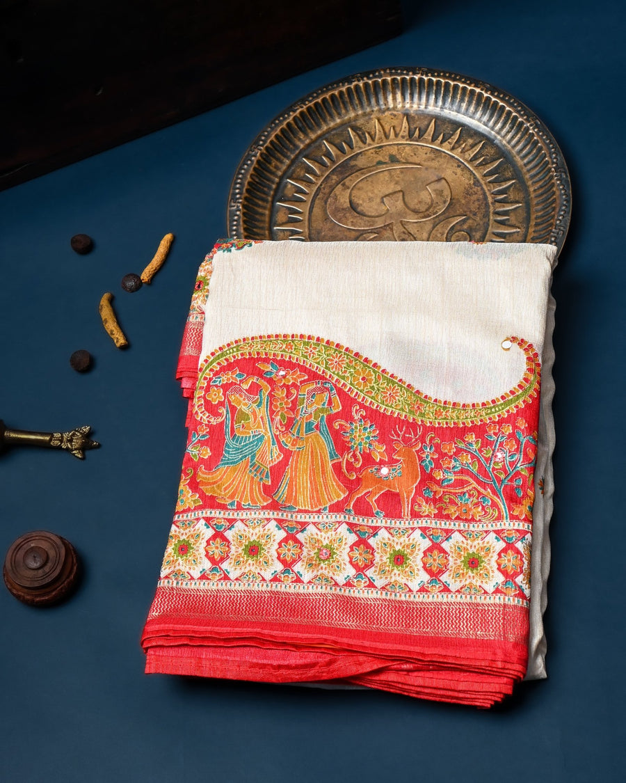 printed saree - Shop Vastram