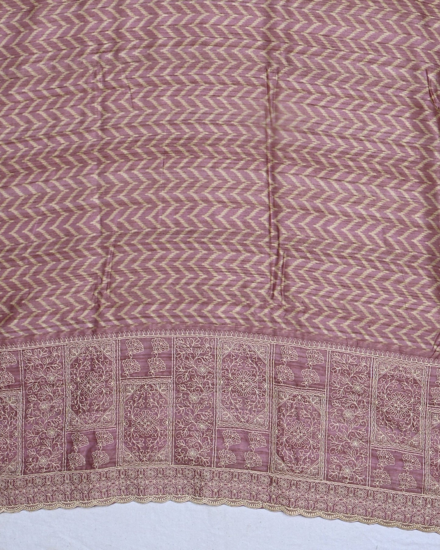 Purple color Dupion Saree - Shop Vastram