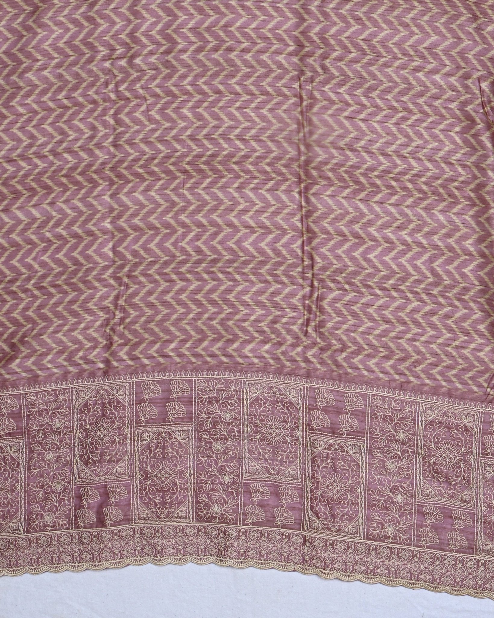 Purple color Dupion Saree - Shop Vastram