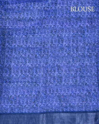 Purple Color Lenin Saree - Shop Vastram