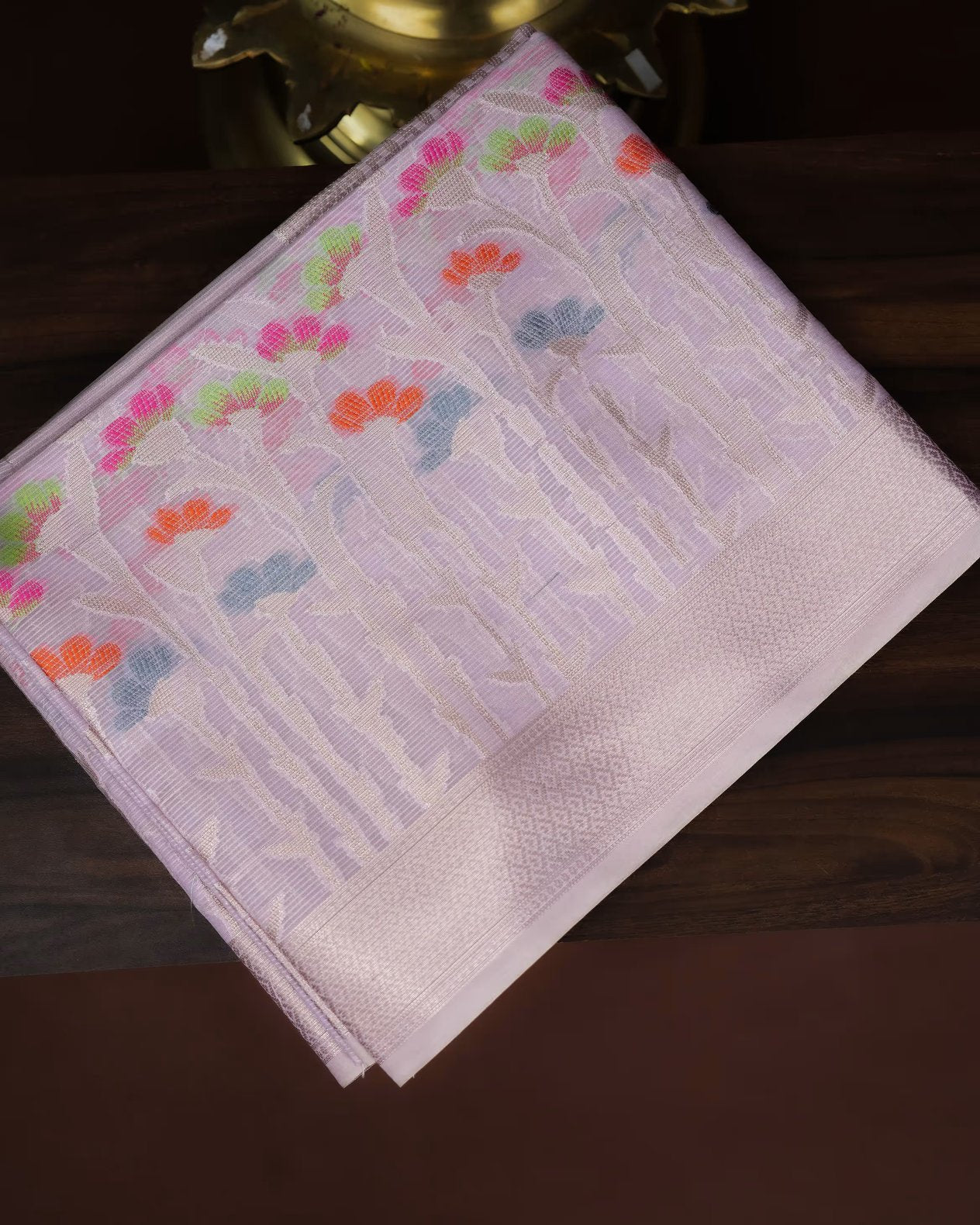 Purple Color Organza Saree - Shop Vastram