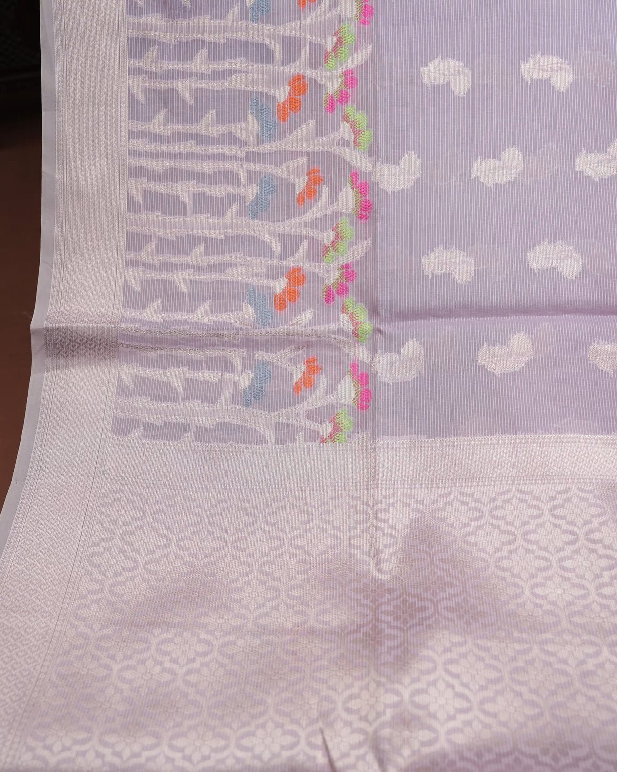 Purple Color Organza Saree - Shop Vastram