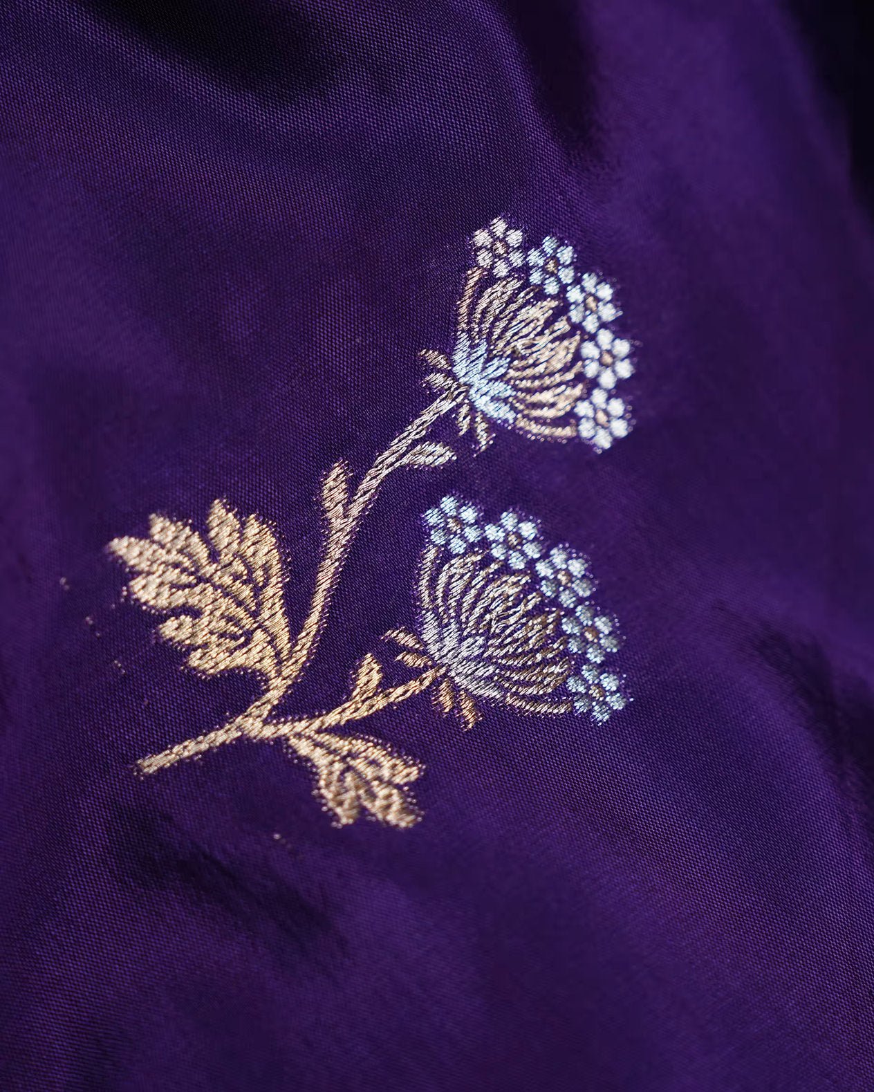 Purple Color Silk Saree - Shop Vastram
